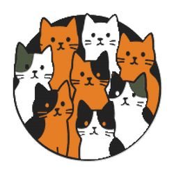 elegant cats - cross stitch pattern pdf - instant download