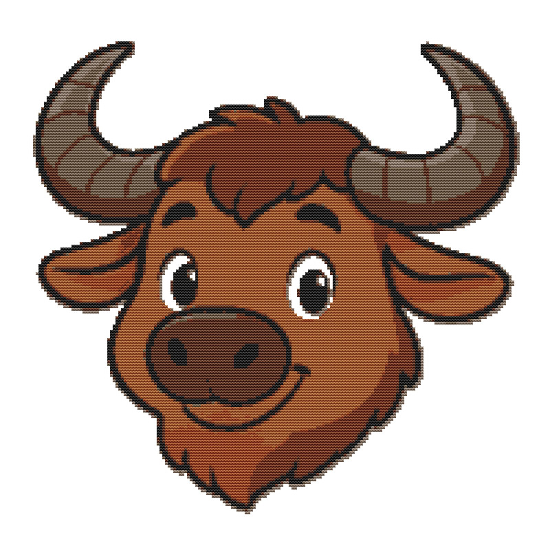 Buylovs Sweet Face With A Smile Cross Stitch Pattern PDF Instant Download 0