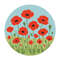 Field With Poppies Cross Stitch Pattern PDF Instant Download 0