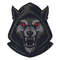 Halloween Hooded Wolf Face  Cross Stitch Pattern PDF  Instant Download 0