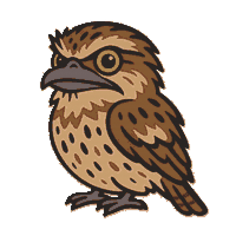 Australian Broadmouth Cross Stitch Pattern PDF Instant Download 0