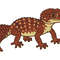 Australian FatTailed Gecko Cross Stitch Pattern PDF Instant Download 0