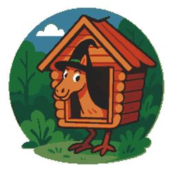 a horse looks out from a hut - cross stitch pattern pdf - instant download