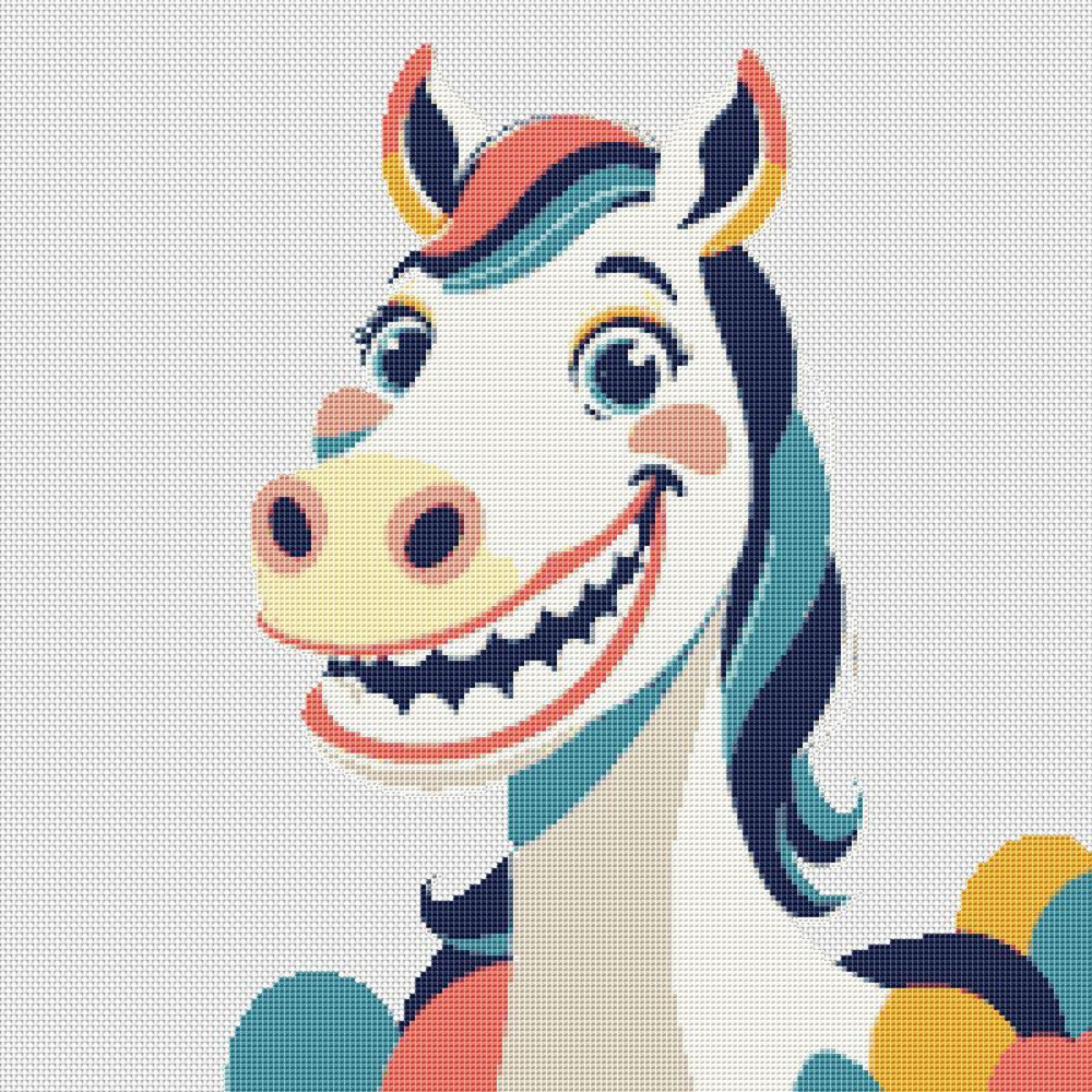 Beautiful Horse Cross Stitch Pattern PDF Instant Download 0