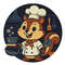 Chipmunk In The Kitchen  Cross Stitch Pattern PDF  Instant Download 0