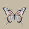 Colorful Butterfly Cross Stitch Pattern PDF Instant Download 0