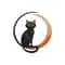 Cute Black Cat Cross Stitch Pattern PDF Instant Download 0