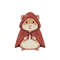 Cute Hamster In Red Clothes Cross Stitch Pattern PDF Instant Download 0