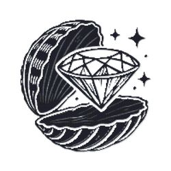 diamond on white background - cross stitch pattern pdf - instant download