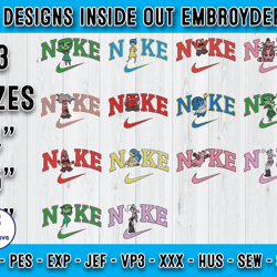 bundle 14 design inside out embroidery, cartoon embroidery