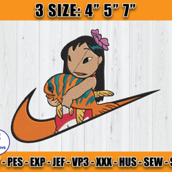 nike lilo embroidery, lilo and stitch embroidery, embroidery machine file