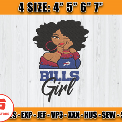 Buffalo Bills Embroidery, Betty Boop Embroidery, NFL Machine Embroidery Digital, 4 sizes Machine Emb Files -06 - Goldsto