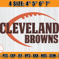 Browns For Life Embroidery Design, Browns Girl Embroidery, Nfl Embroidery, Sport Embroidery Design D7 -Clasquinsvg