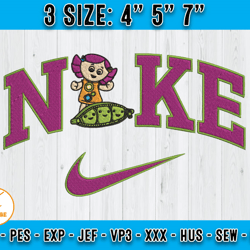 nike dolly embroidery design, toy story machine embroidery files