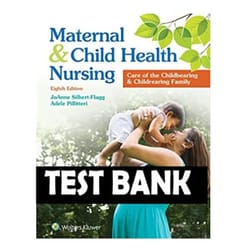 test bank maternal and child health nursing