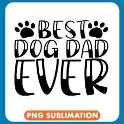 best dog dad ever black png