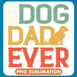 best dog dad ever rainbow png