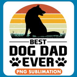 best dog dad ever silhouette png