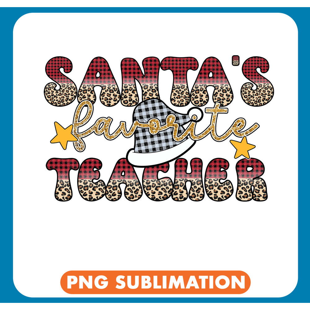 NSB0013 -14 santa's favorite Teacher copy .jpg