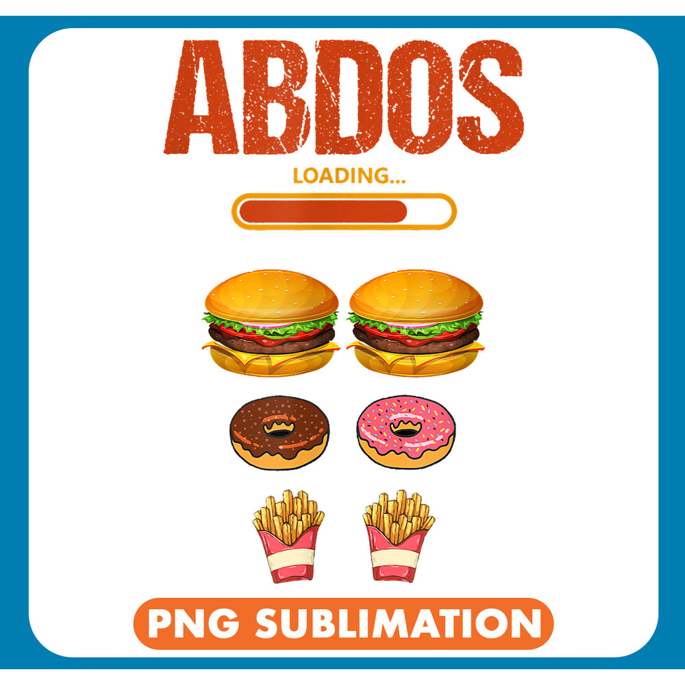 Abdos en Course Hamburger Fries Samurai Sauce Chef Humour .jpg