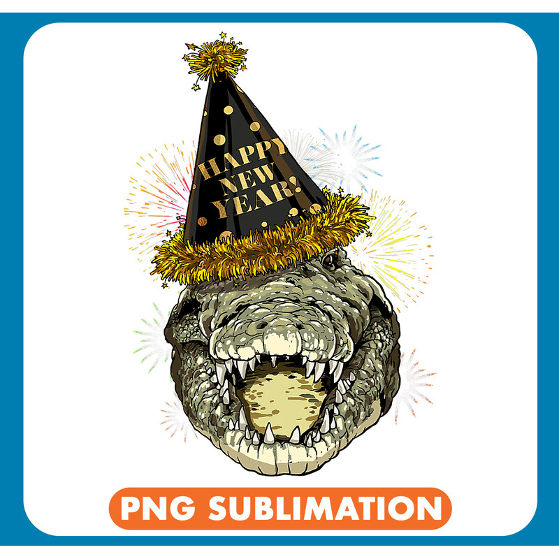 Alligator Animals New Year Crocodile New Years Eve Party Countdown Reptiles97 Crocodile .jpg