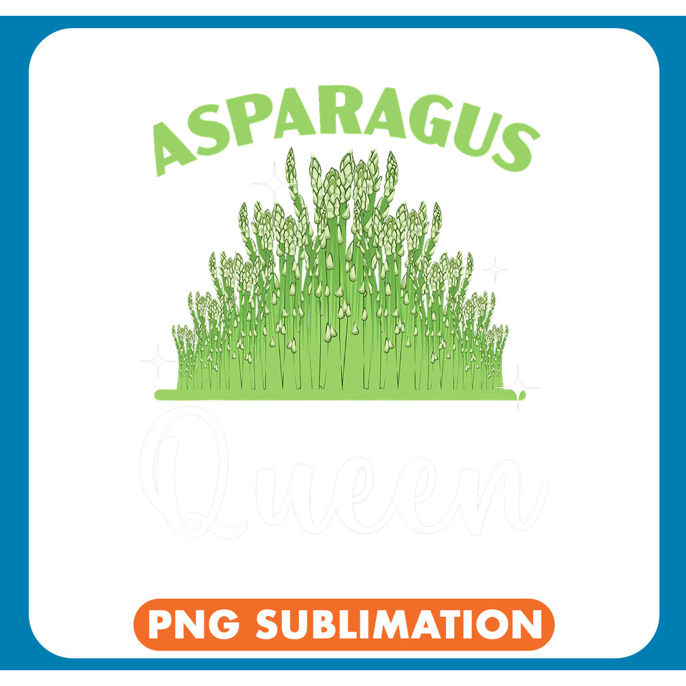 Asparagus Queen Vegan Vegetable Vegetarian 3 .jpg