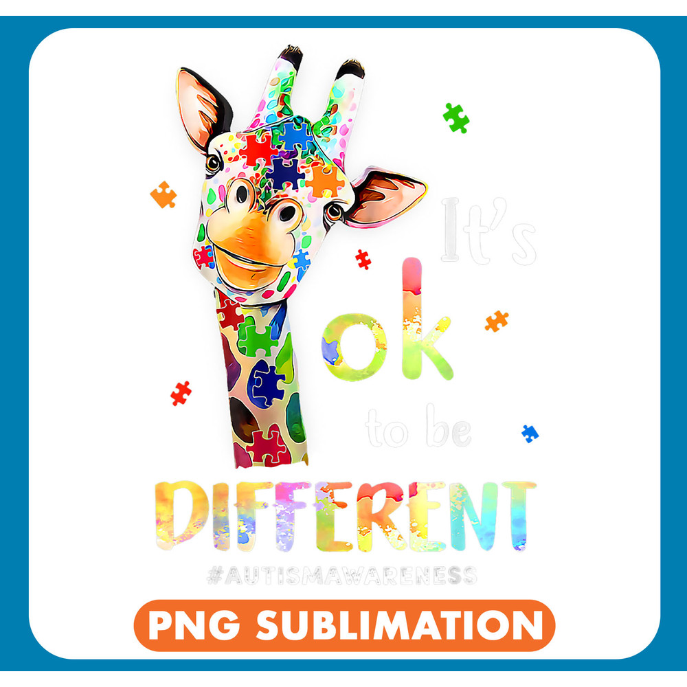 Autistic Acceptance Women Kid Its Ok To Be Different 4 .jpg