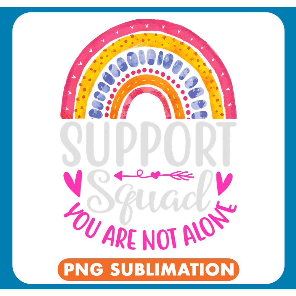 BC Support Squad Rainbow Pink Warrior Breast Cancer Awareness Cancer .jpg