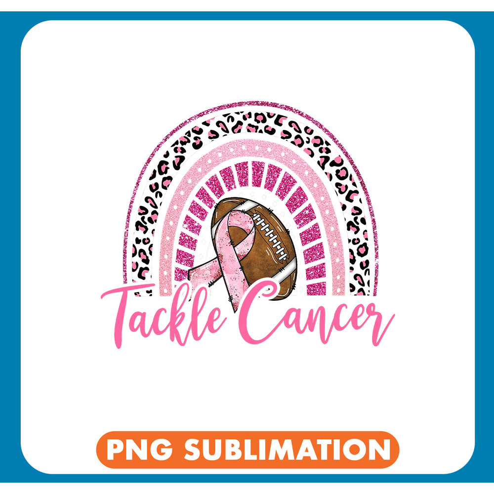 BC Tackle Football Pink Ribbon Breast Cancer Awareness Rainbow Cancer .jpg