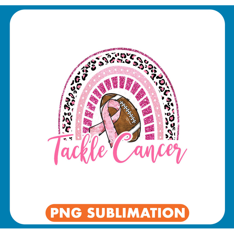 BC Tackle Football Pink Ribbon Breast Cancer Awareness Rainbow Cancer .jpg