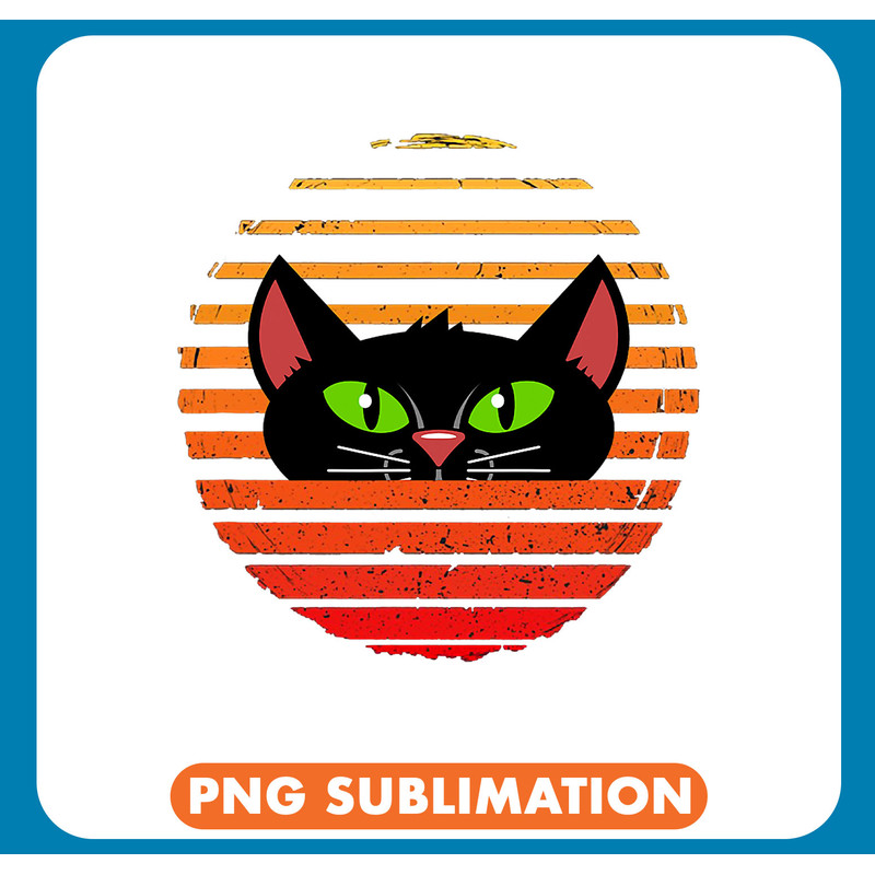 Black Cat Paws eyes retro cats .jpg