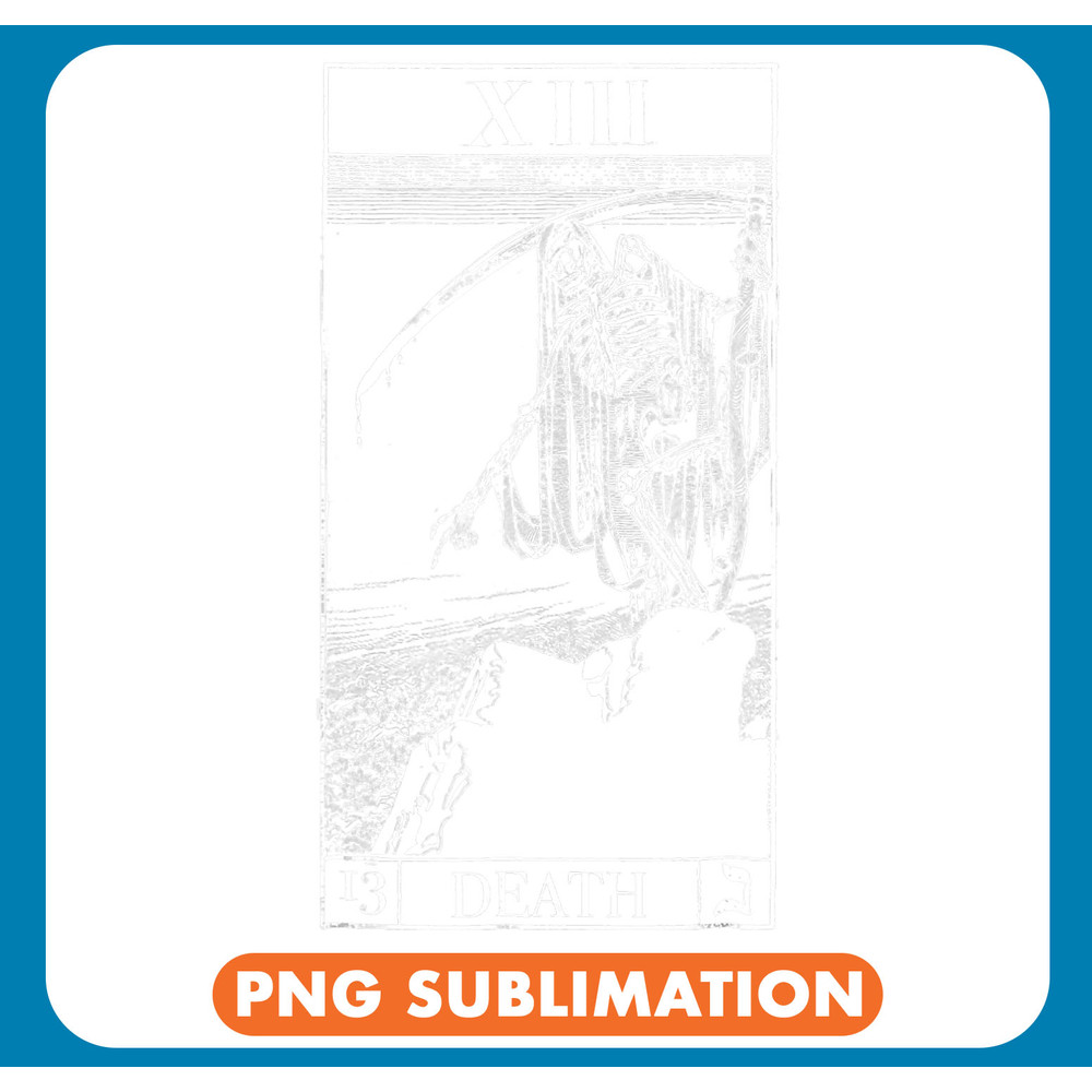 Blackcraft Vintage Death Tarot Card The Reaper Mort .jpg