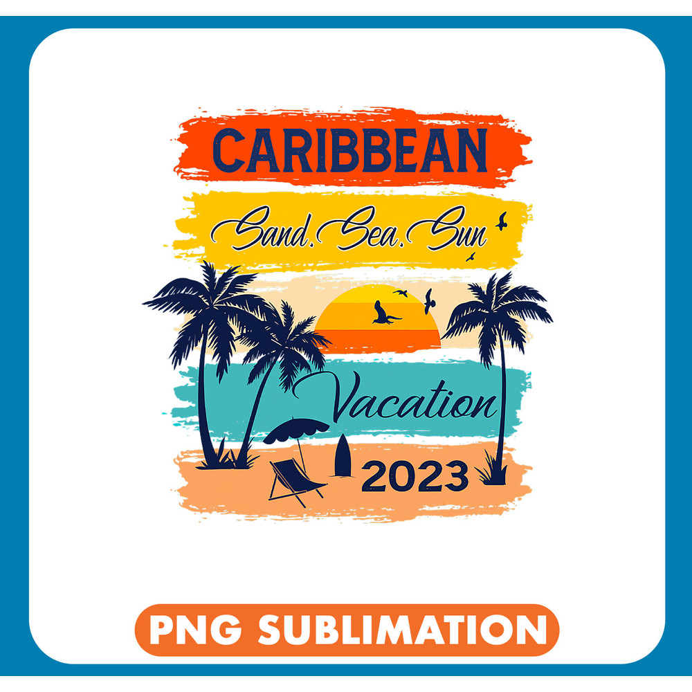 Caribbean Vacation Sand Sea Sun Matching Family .jpg