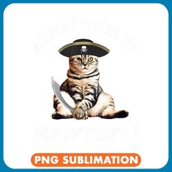 cat paws arrr his be mewtiny funny pirate cat png