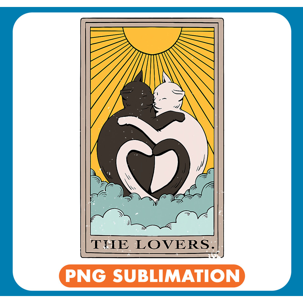 Cat Paws The Lovers Tarot Card Design for a Tarot Card Reader 2 .jpg