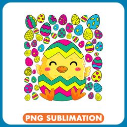 chicken lover cute chicken easter colorful eggs 3chicken lover png