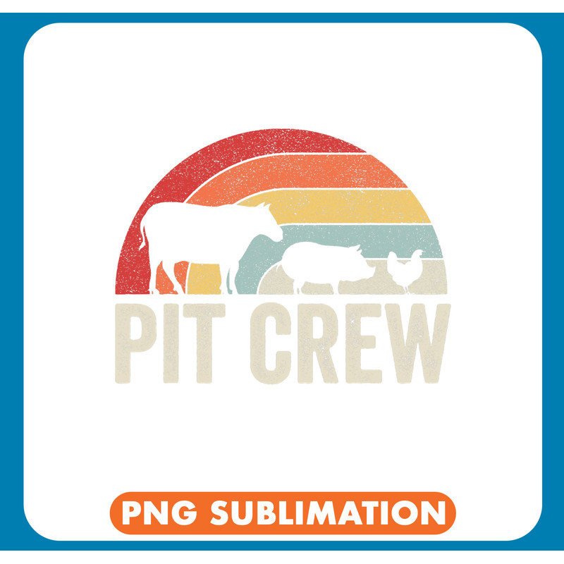 Chicken Poultry BBQ Retro Vintage Pit Crew Cow Pig Chicken Barbecue .jpg