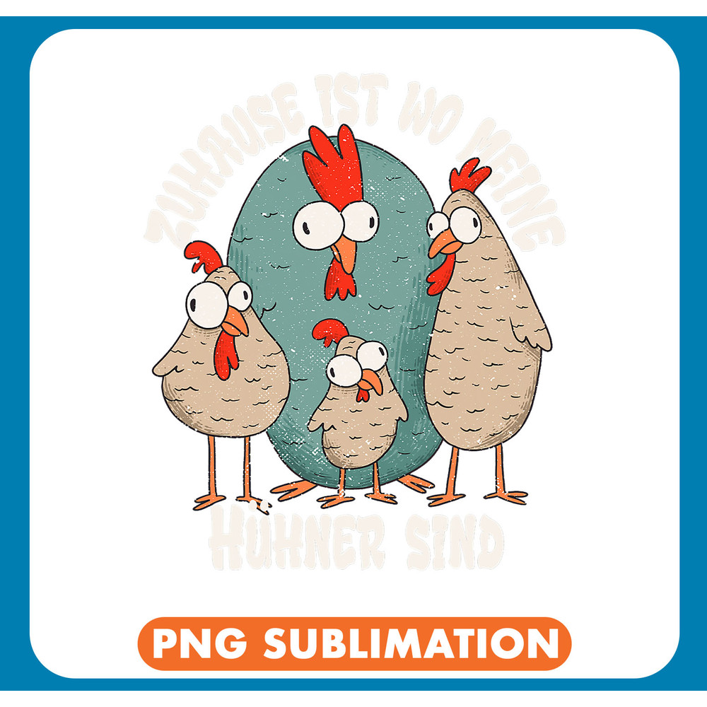 Chicken Poultry Home is where my chickens are 2chicken breeding cartoon .jpg