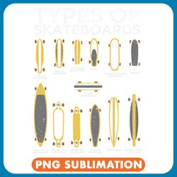 cool skateboard art for men women kids skateboarding lovers png