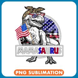 dinosaur dino 4th of july american us flag t rex dinosaur mamasaurus women png