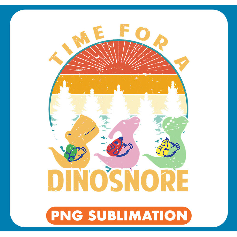 Dinosaur Dino Camping Time For A Dinosnore Dinosaurs Sleep Camping 2 .jpg