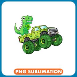 dinosaur dino dino st patricks day leprechaun monster truck dinosaur lucky kids png