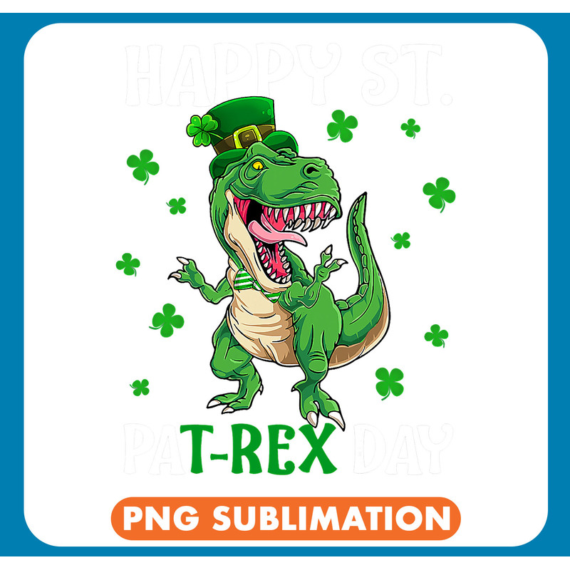 Dinosaur Dino Happy St Pat TRex Saint Patricks Day Dinosaur Toddler Boys 2 .jpg