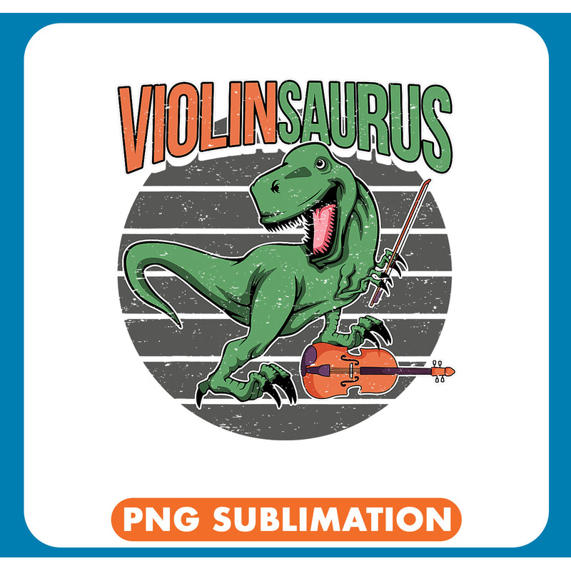 Dinosaur Dino Violin Player Violinsaurus Dinosaur Violin .jpg
