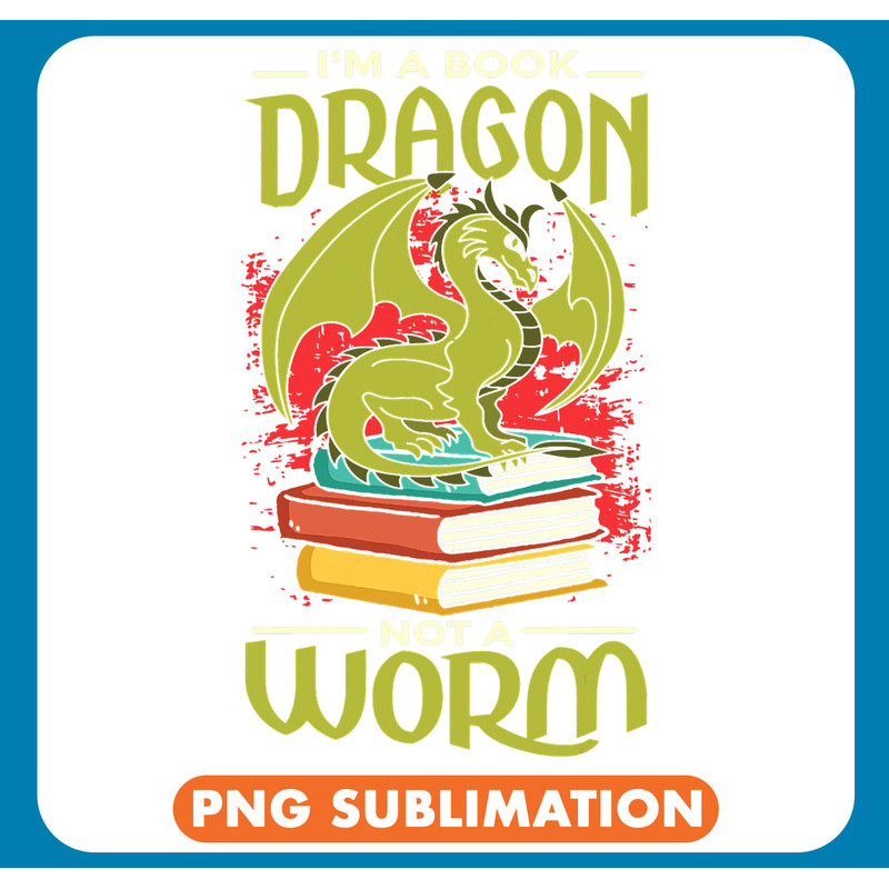 Dragon Animals Book Library Reading Teacher Bookworm Book Lover .jpg