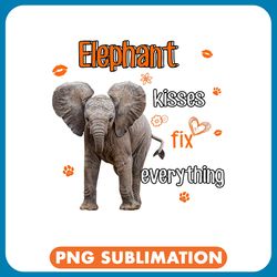 elephants lover kisses fix everything png