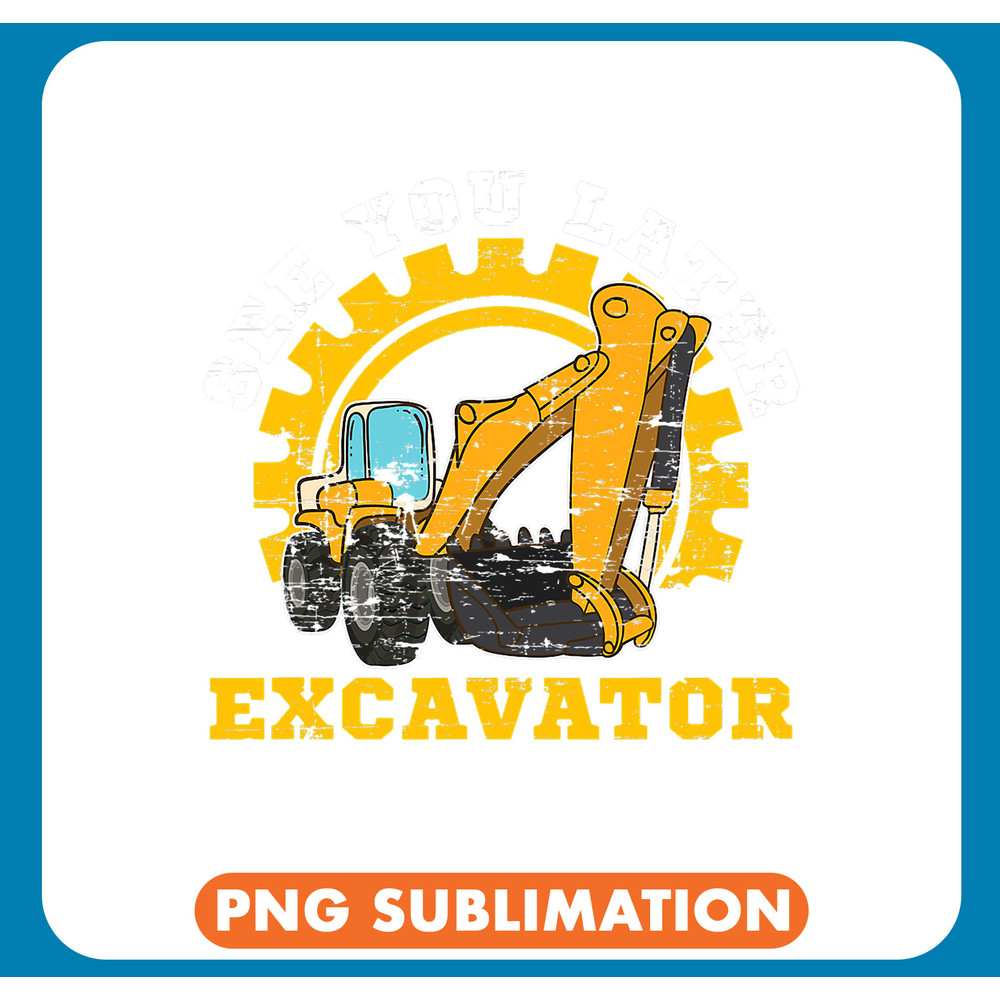 Excavator Ex Funny Construction Vehicle Excavator Lover Boys Excavator .jpg