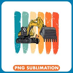 excavator ex retro excavator digging backhoe construction vehicle png
