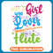 Flute Lover Just A Girl Who Loves Flute Woodwind Musical Instrument Gift .jpg