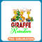 Giraffe Lover All of the Giraffe Reindeer Xmas Three Reindeer Giraffes .jpg